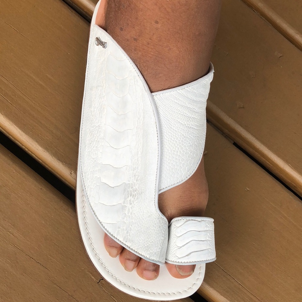 Genuine Ostrich men’s sandal